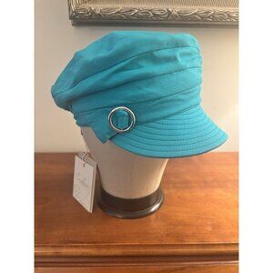 NWT Cardani Womens Cadet Hat Surf Blue One Size